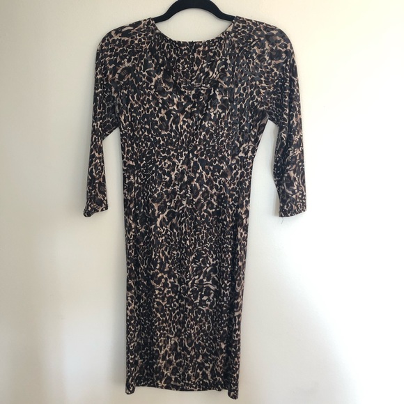 Joseph Ribkoff Animal Print Signature Dress - Picture 4 of 8